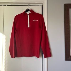 Budweiser long sleeve polo sweatshirt